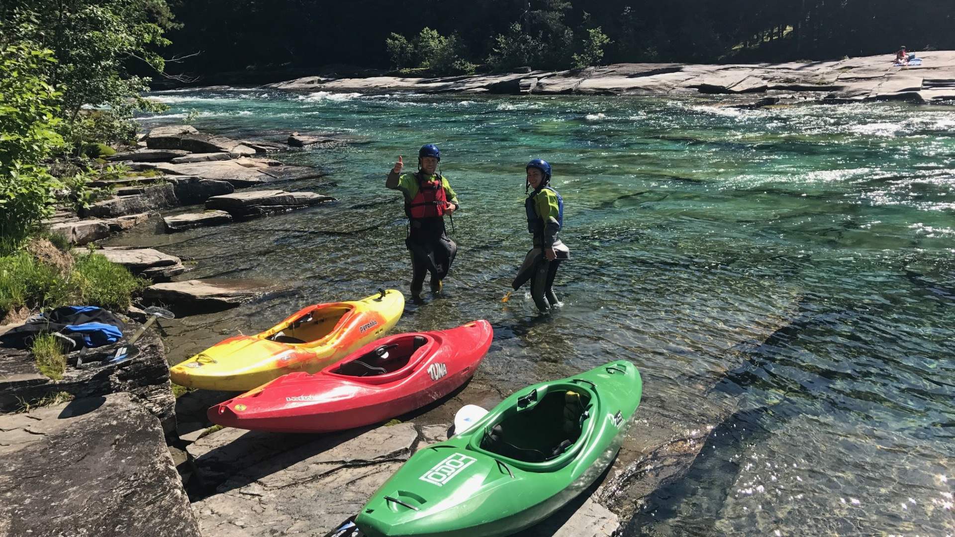 Whitewater kayak course, level 2 - Voss, Outdoor Norway