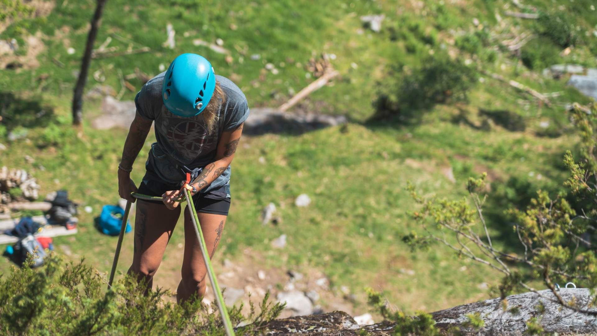 Climbing experience at Staup, Wild Voss