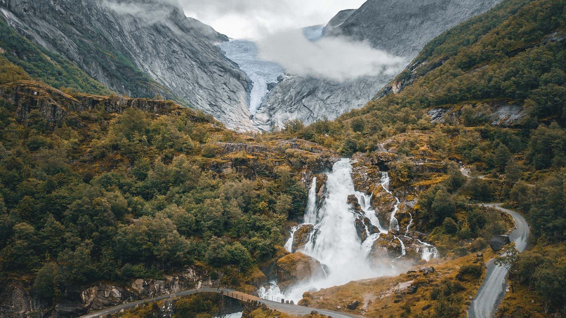 Briksdalsbreen høst