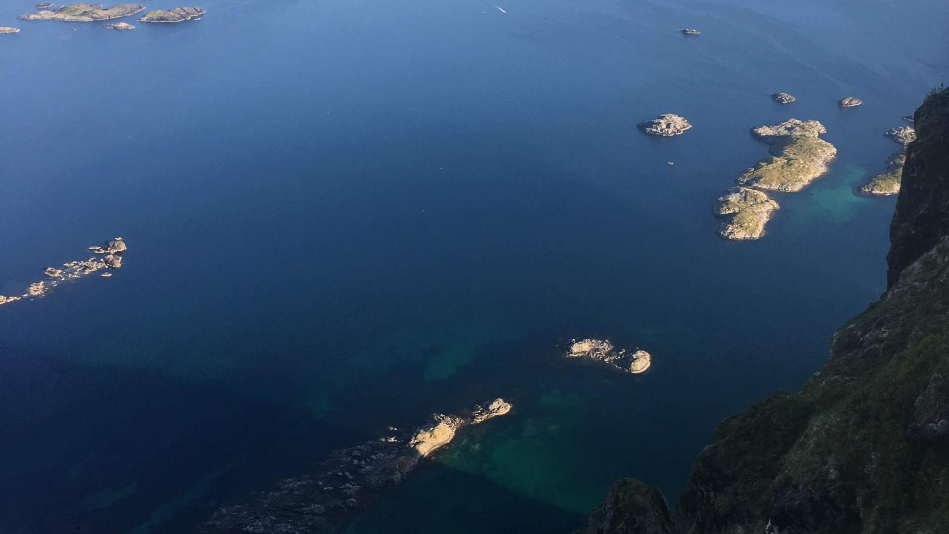 The view from Fløya