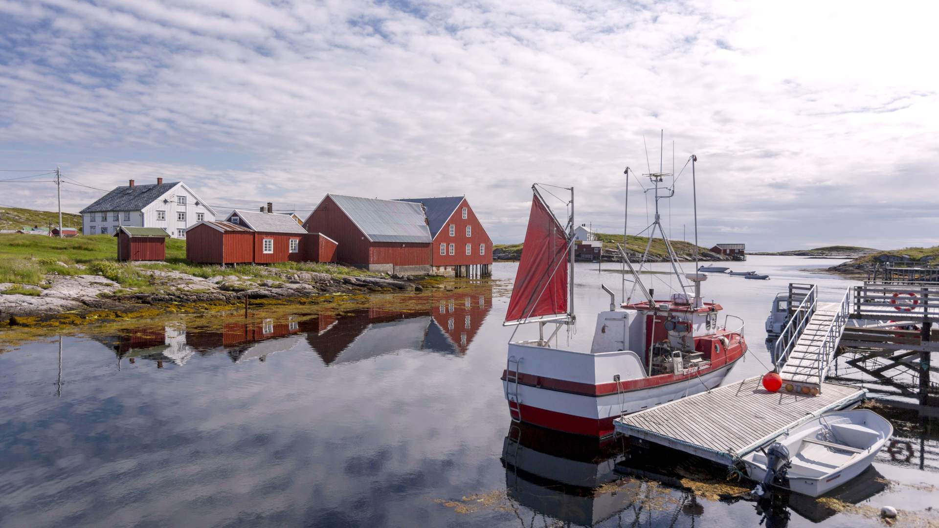 FISKEVÆRET SØR-GJÆSLINGAN - RORBUER