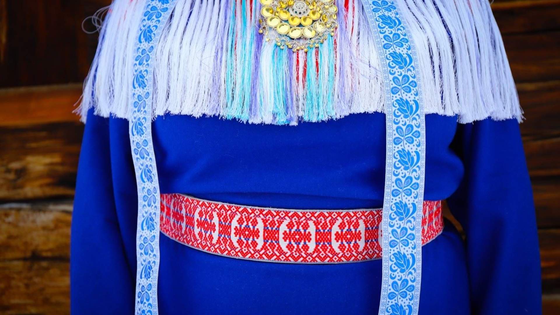 Traditional Sámi woman