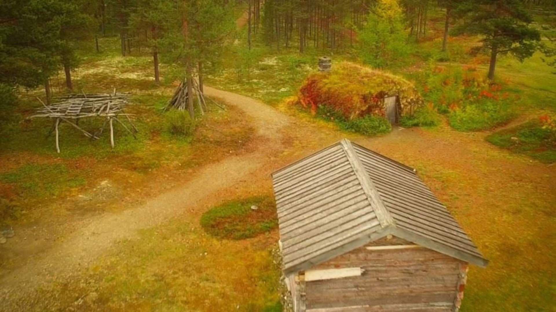 A marked trail 
