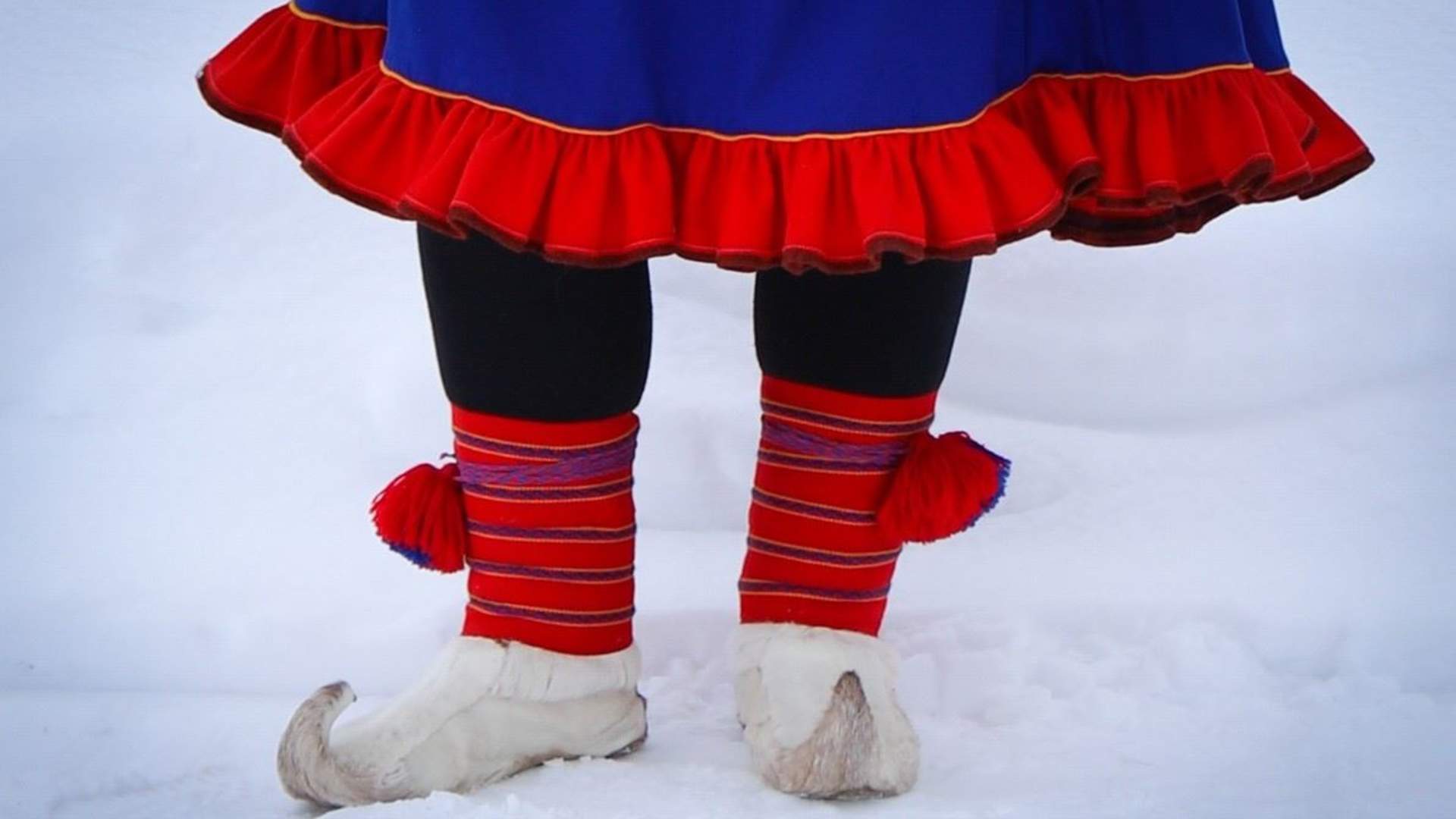 Traditional Sámi winter shoes