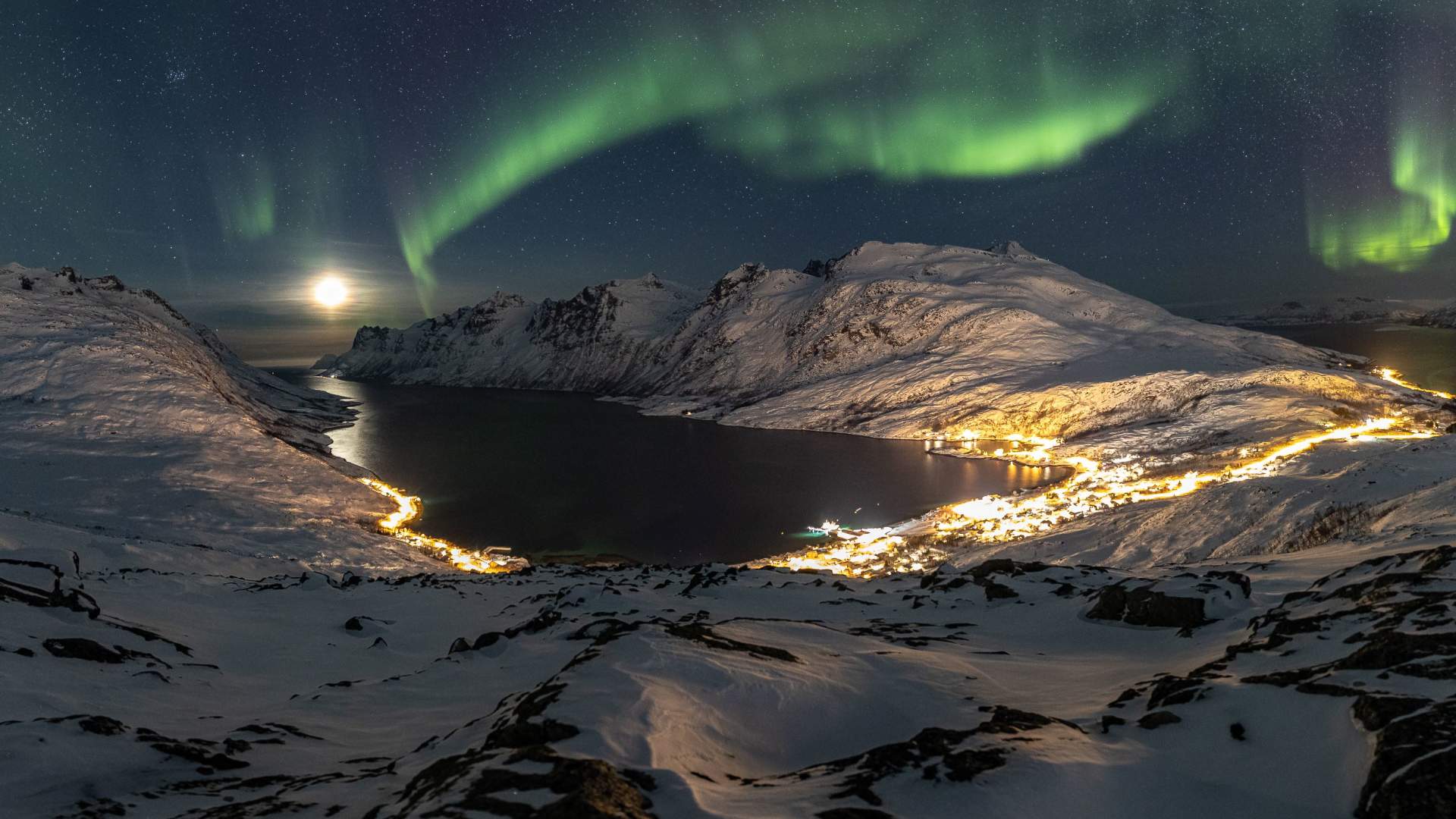 Night hike on Kvaløya