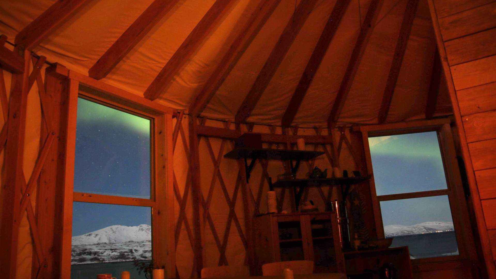 Private three days Arctic Camp with winter kayaking - all inclusive