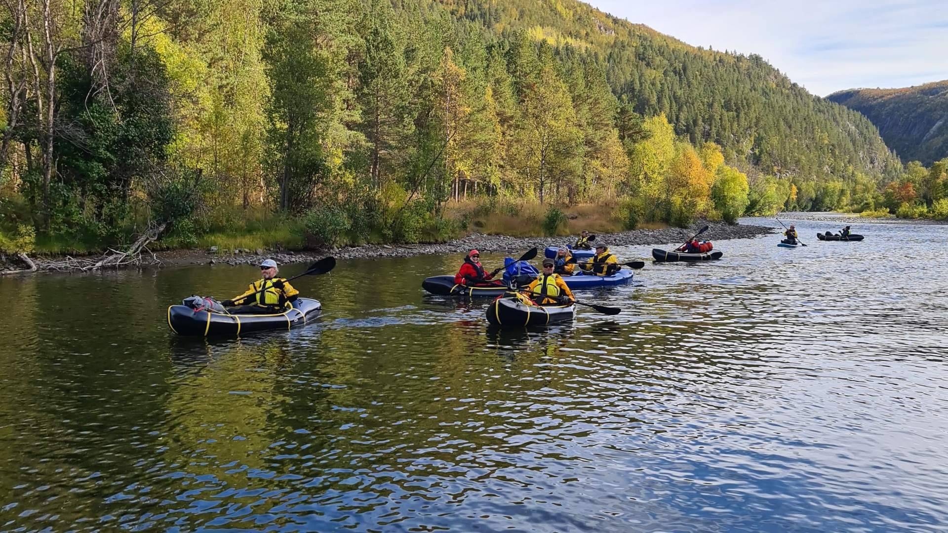 Packraft Reisa river