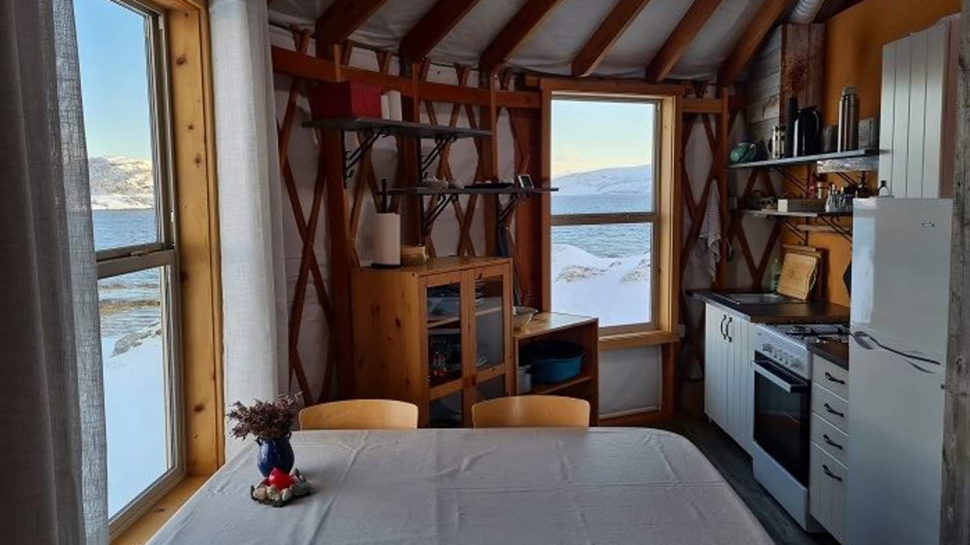 Private two days Arctic Camp with Winter Kayaking - all inclusive