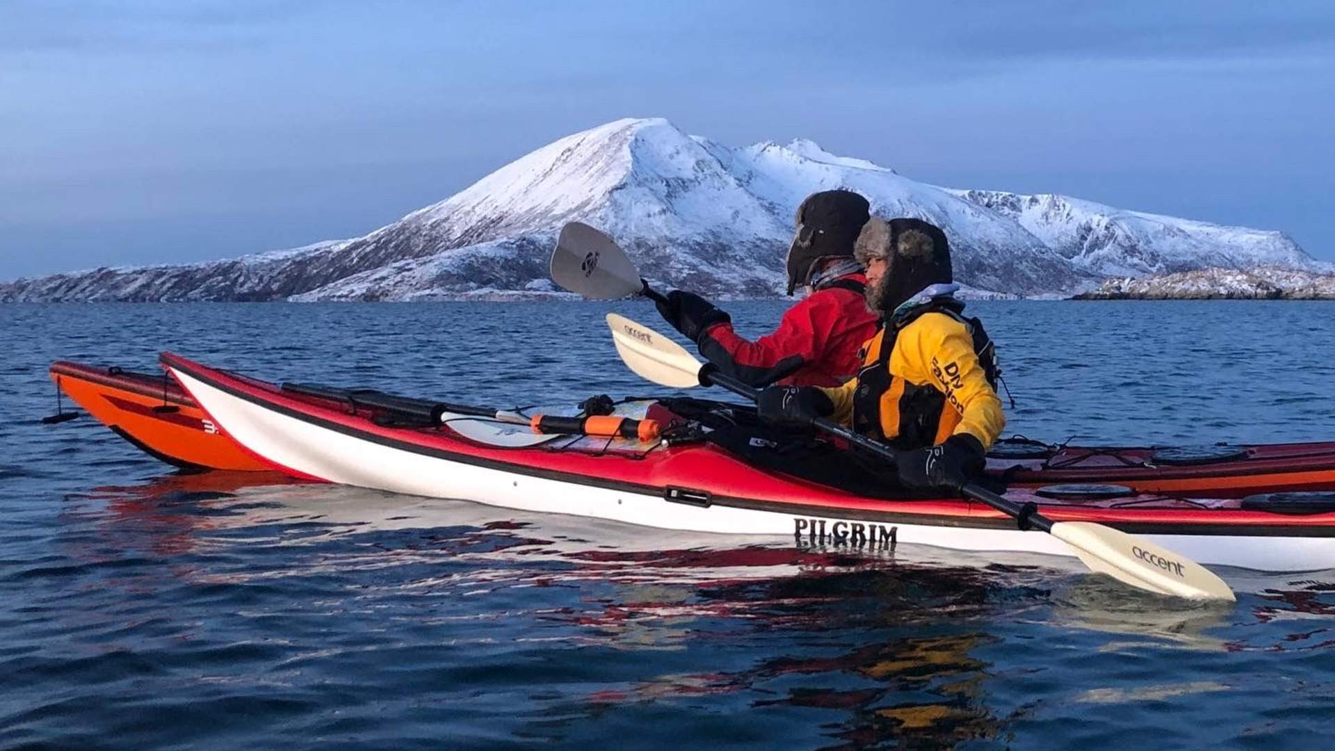 Private two days Arctic Camp with Winter Kayaking - all inclusive