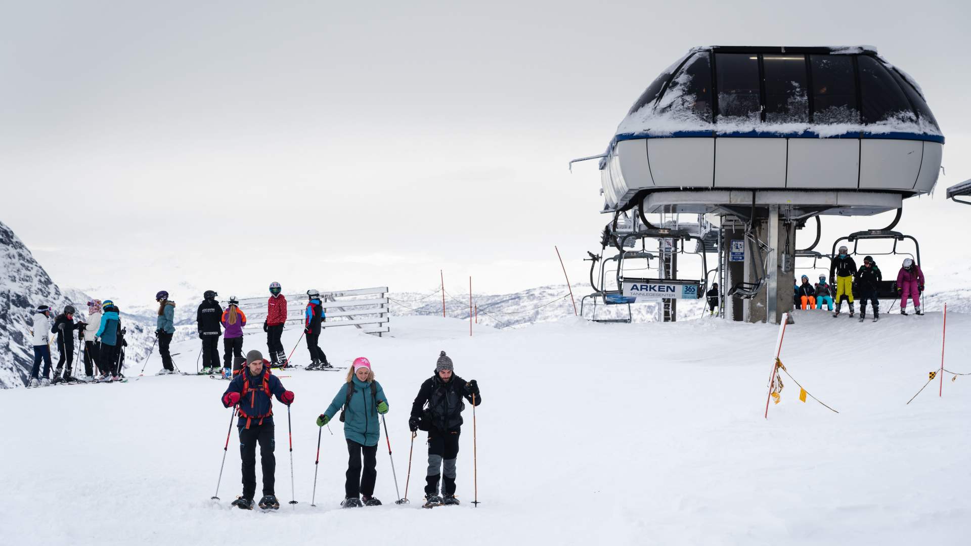 Snowshoeing in Voss