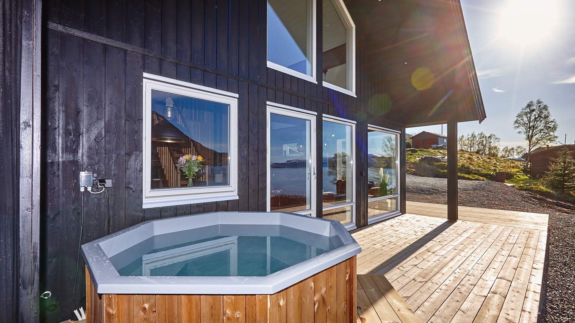 Modern cabin in Vesterålen