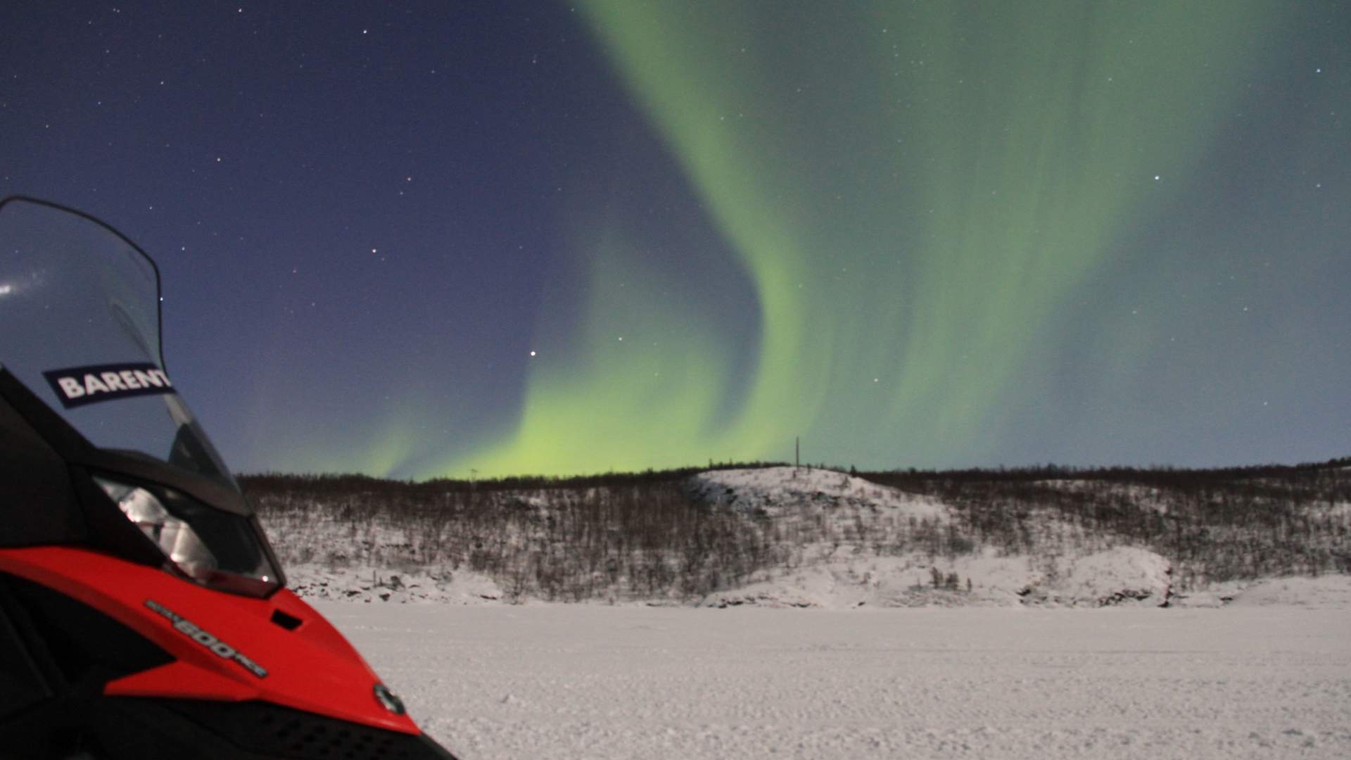 Nordlystur -  og Kongekrabbesafari med snøskuter - Barents Safari