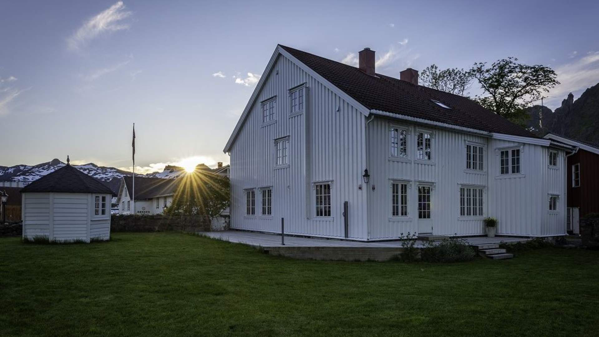 Væreiergården anno 1828 - Svinøya Rorbuer