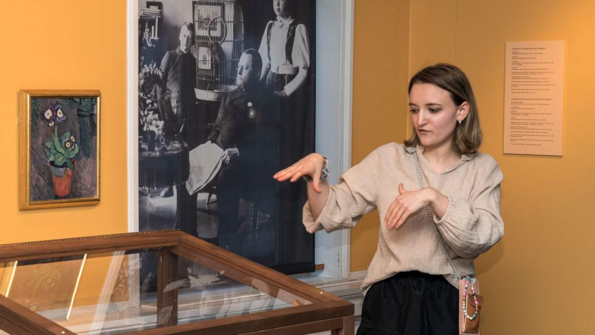 Perspektivet Museum - Cora Sandel / Sara Fabricius - omvisning på tysk