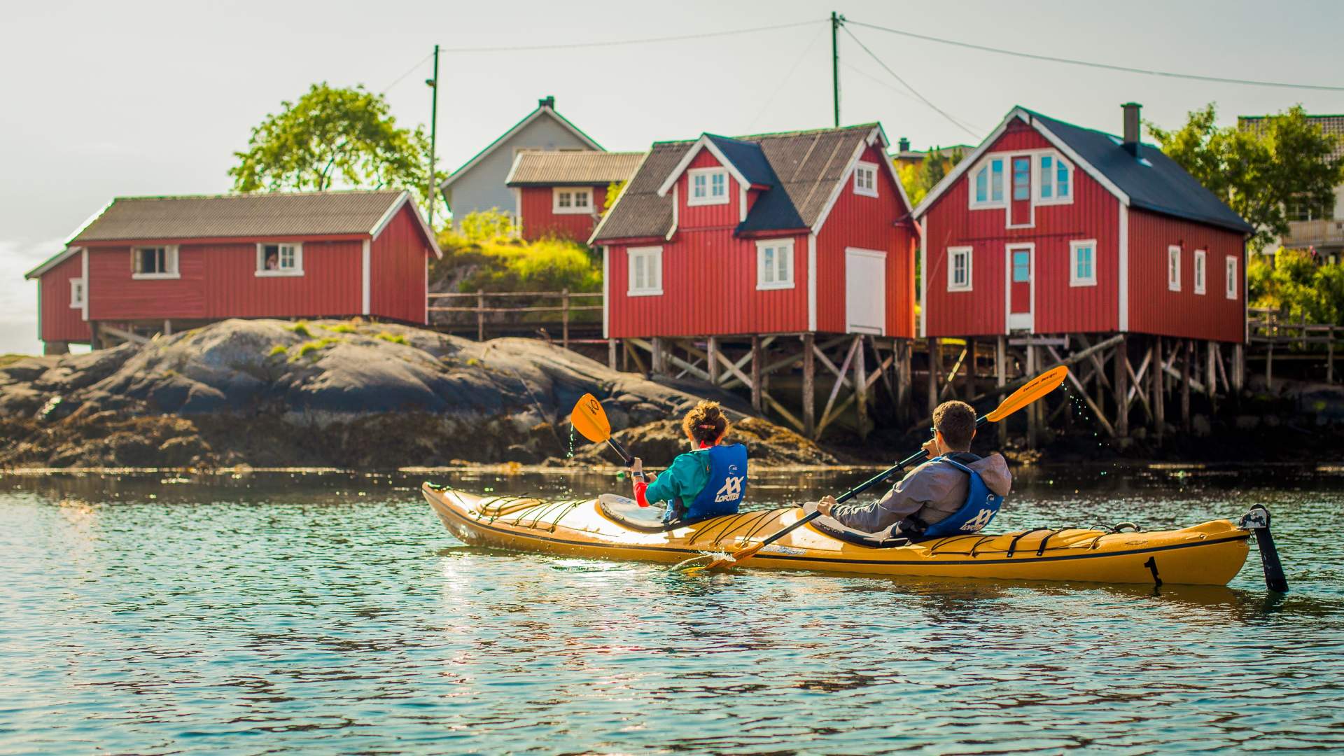 Kajakktur fra Svolvær med XXLofoten