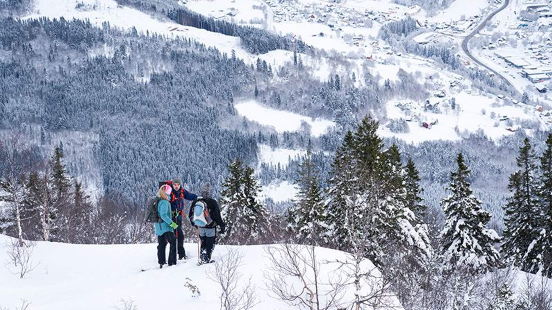 Snowshoeing in Voss
