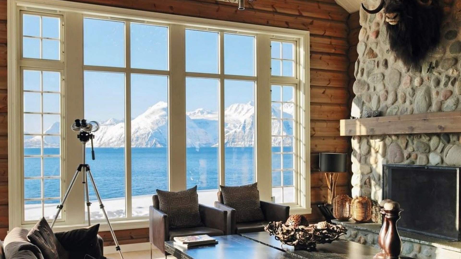 Interiøret av overnattingstedet