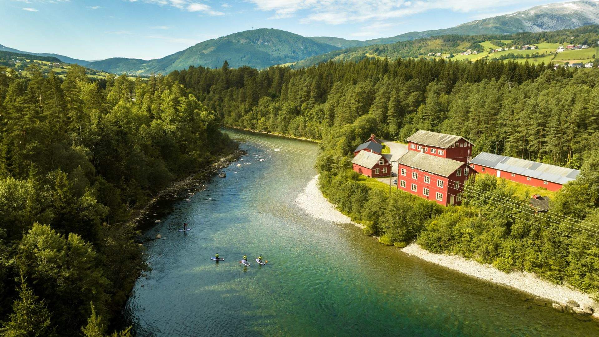 Guided river sup-tour, Voss, Outdoor Norway