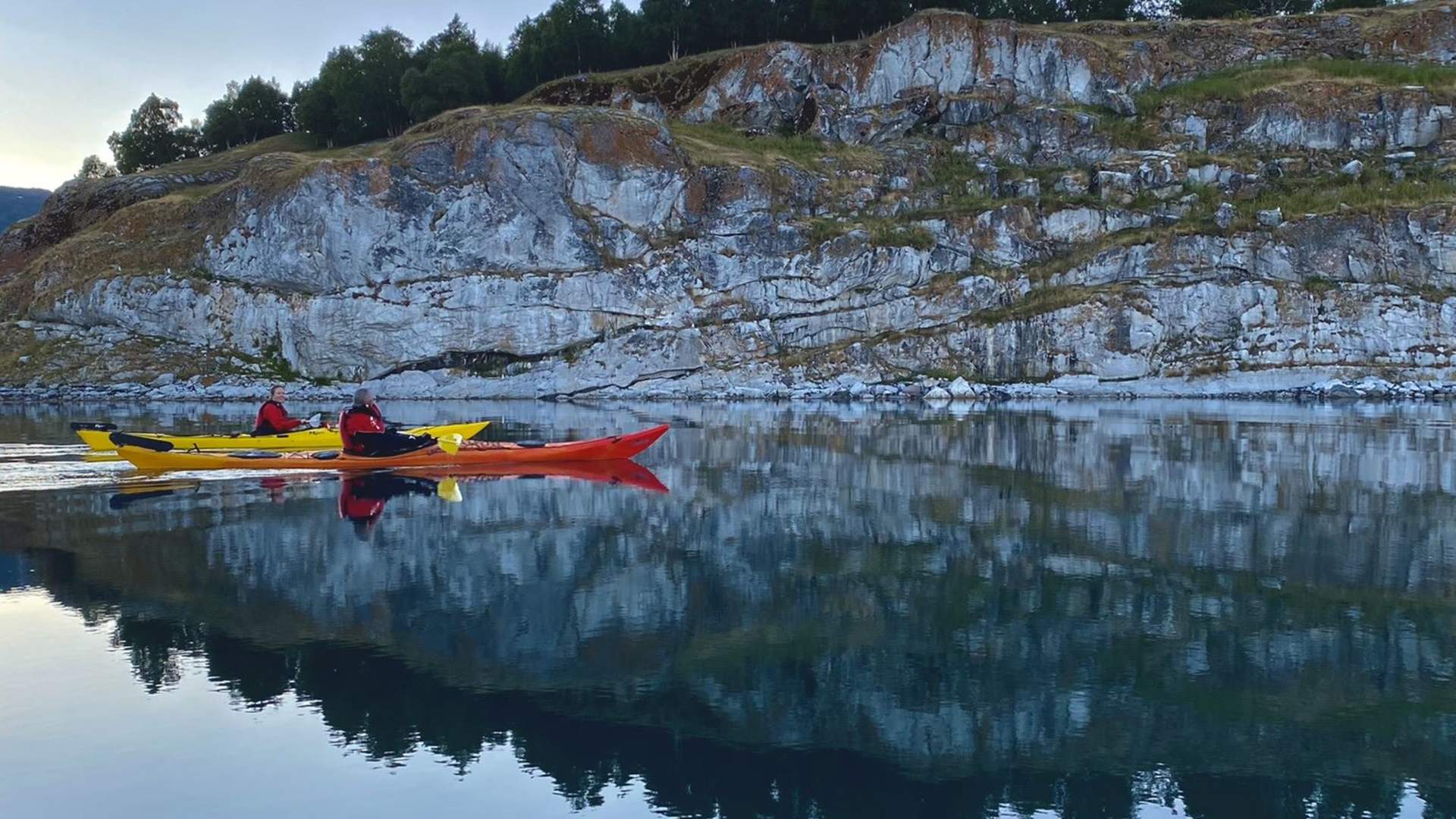 Kayaking in Lyngen