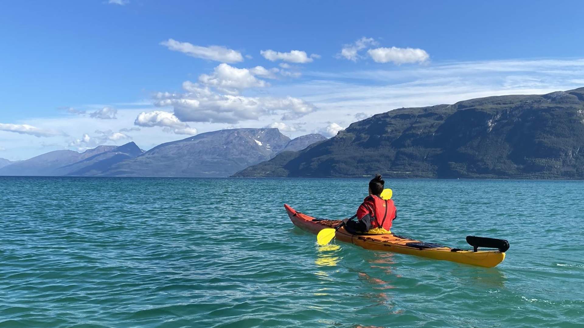 Kayaking in Lyngen