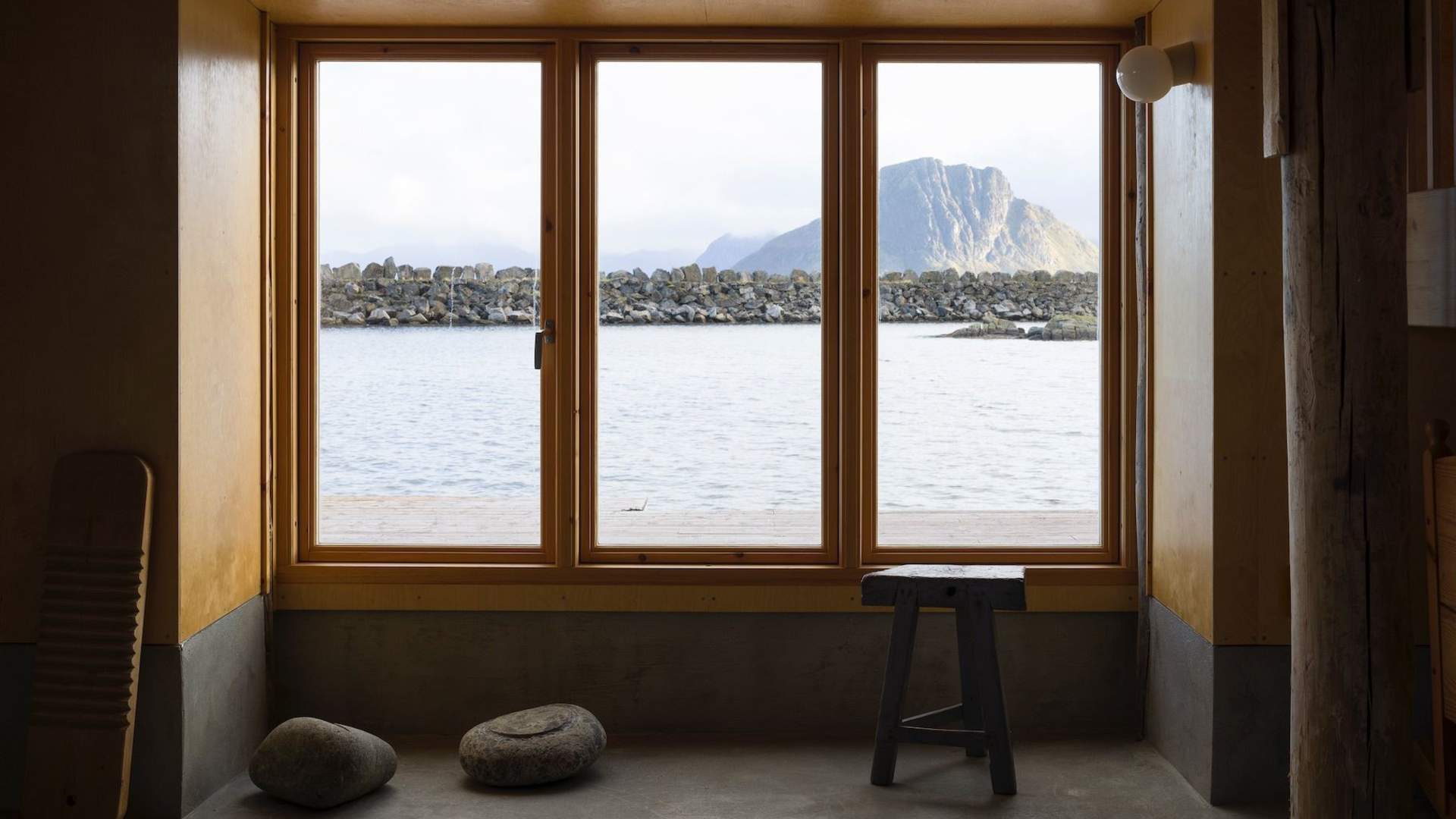 The Saltery view from the inside