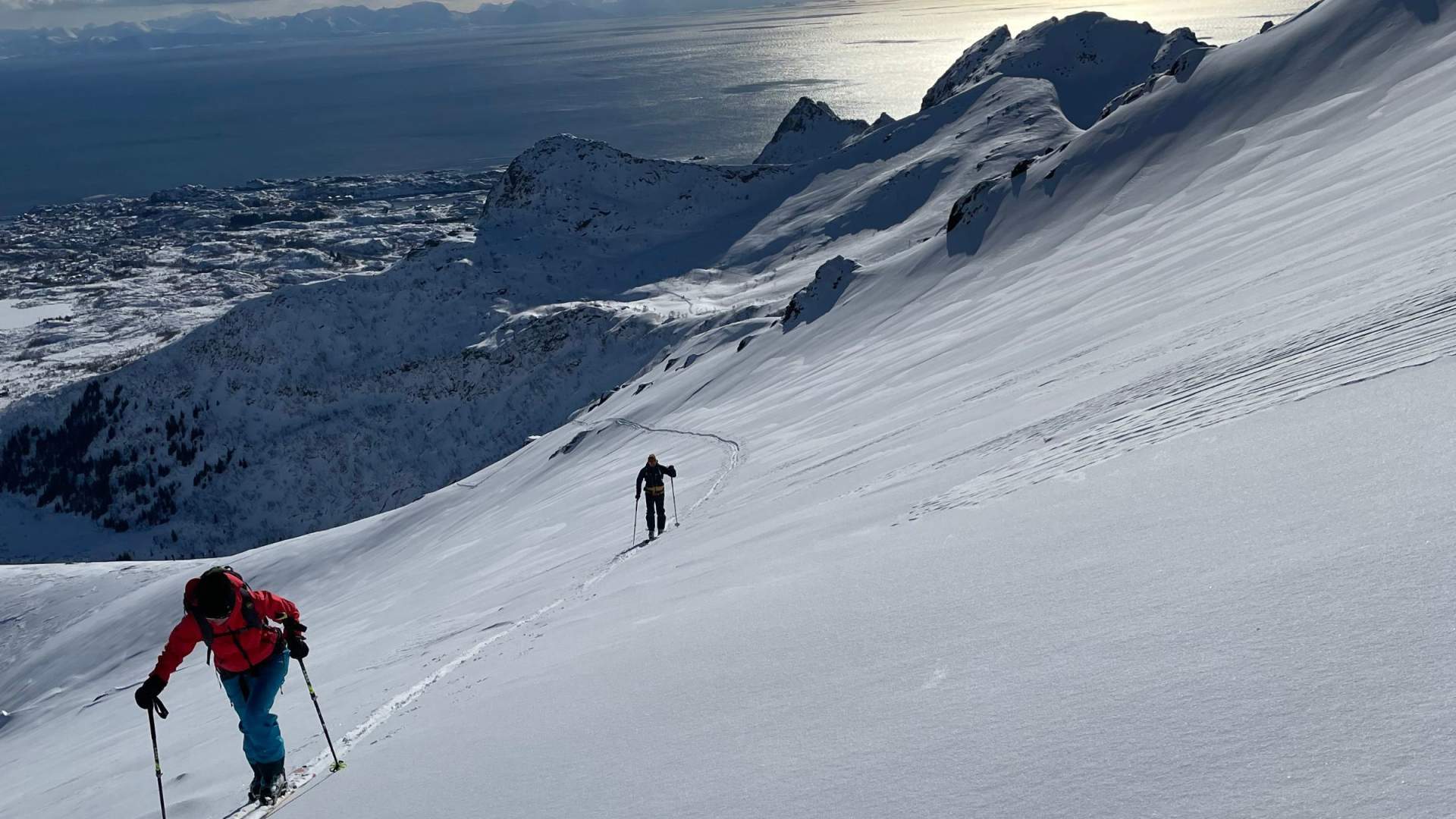 Ski Touring with I Fri Natur