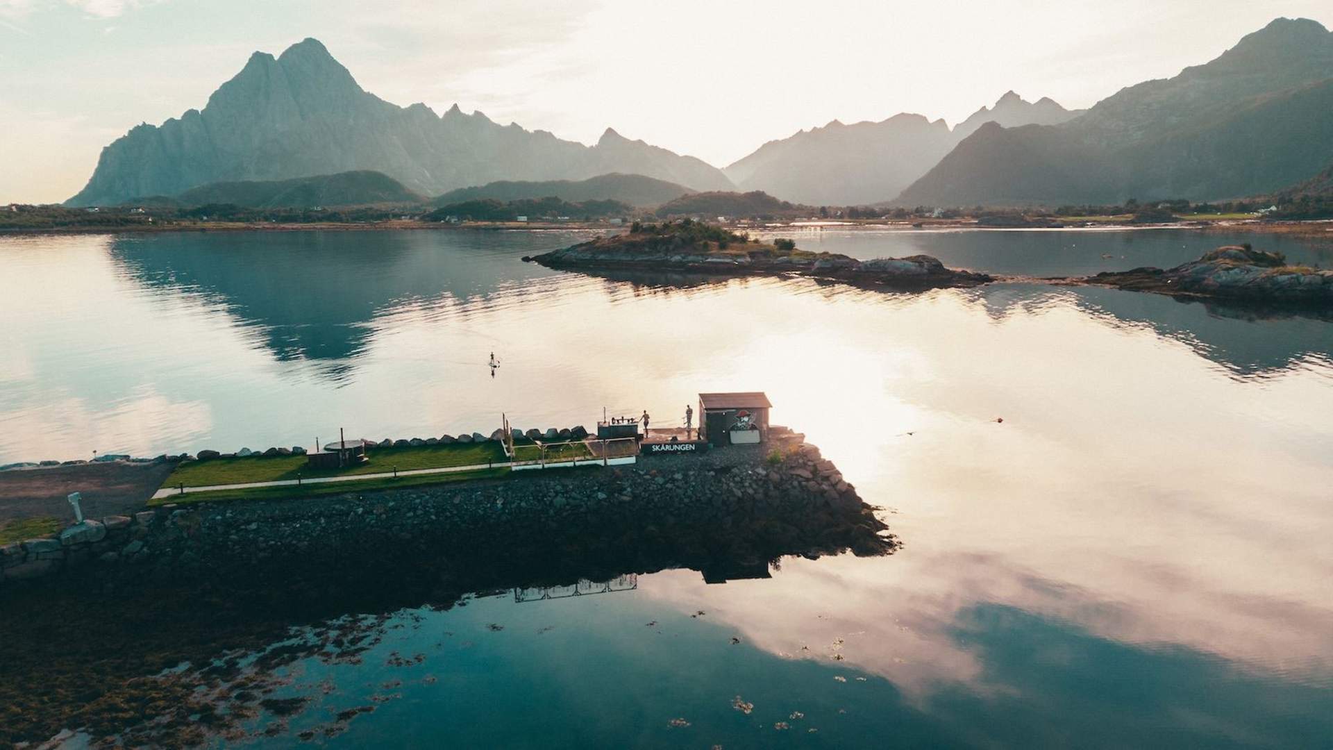 Badstu og stamp hos Skårungen