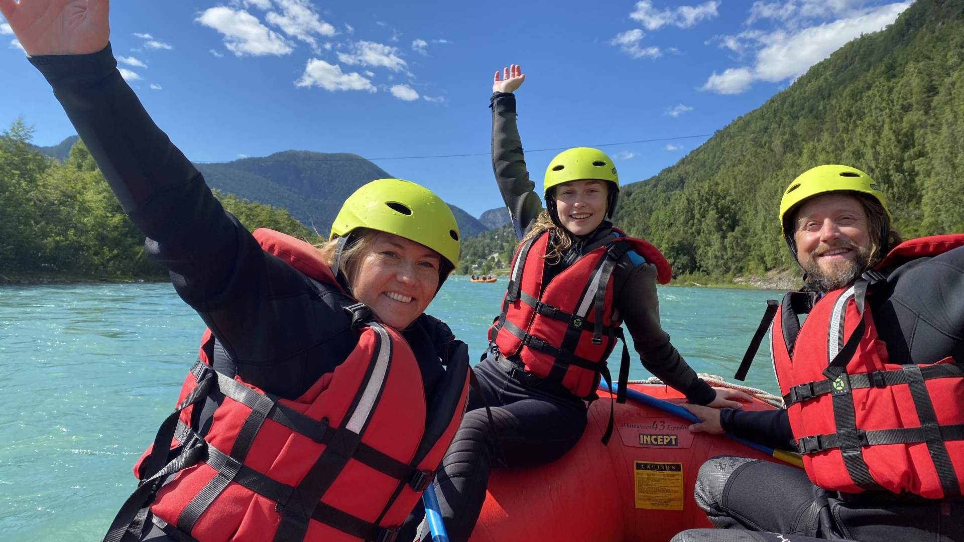 Familierafting - Heidal Rafting
