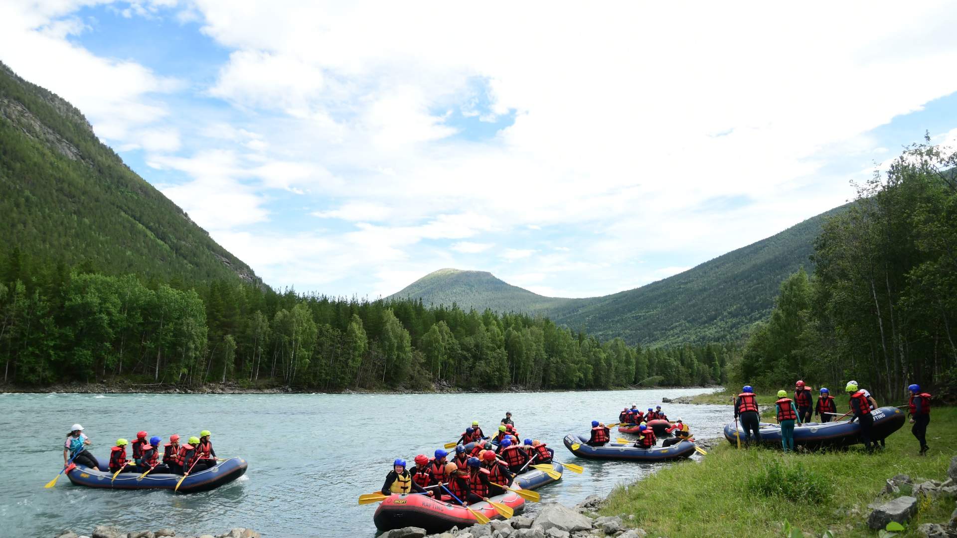 Familierafting - Heidal Rafting