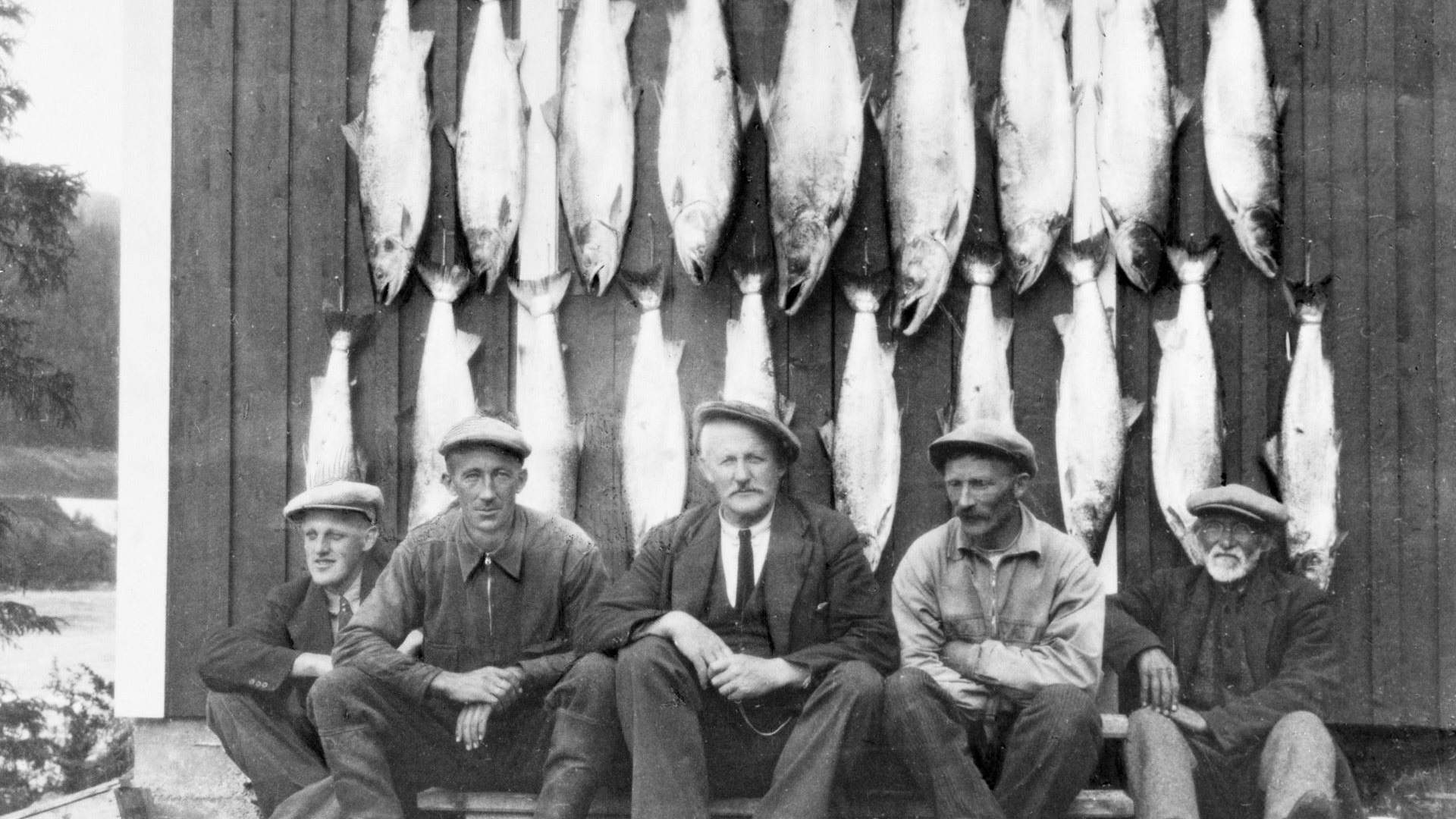 Laksefiskere i 1930