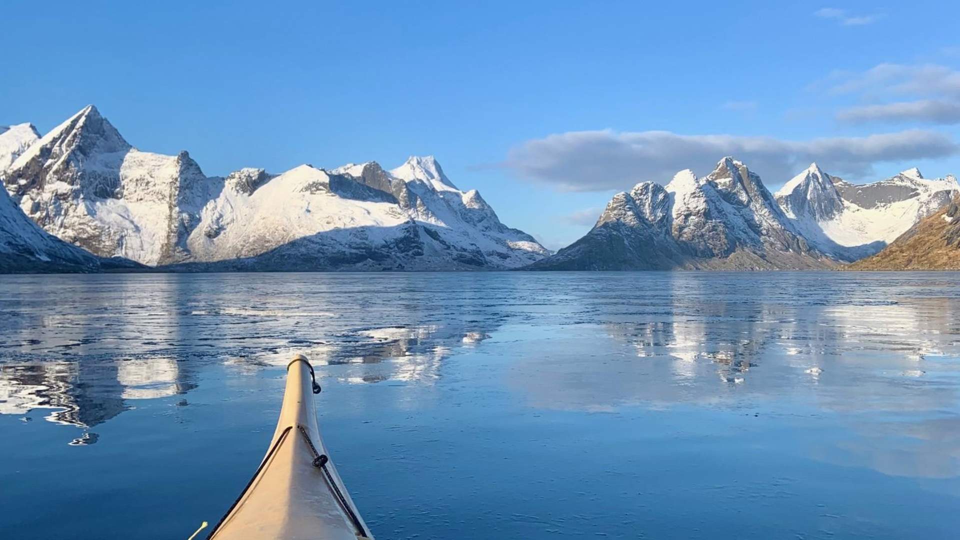 Winter kayak tour 2h