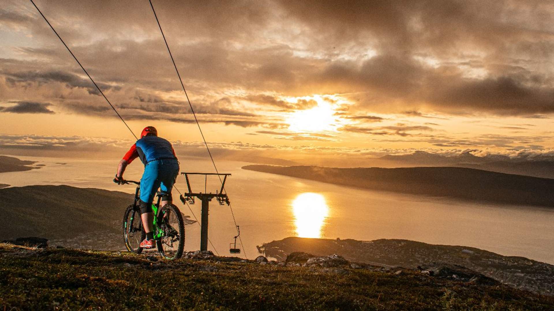 Mountains on an e-bike