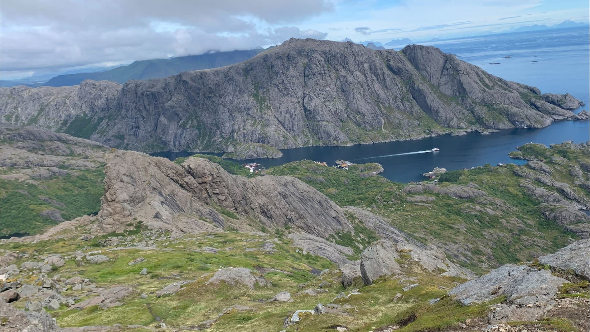 Private exclusive boat sightseeing and mountain hike