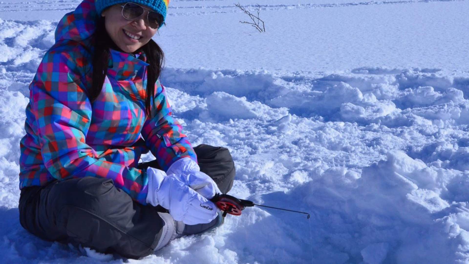 Ice Fishing and Snowshoeing