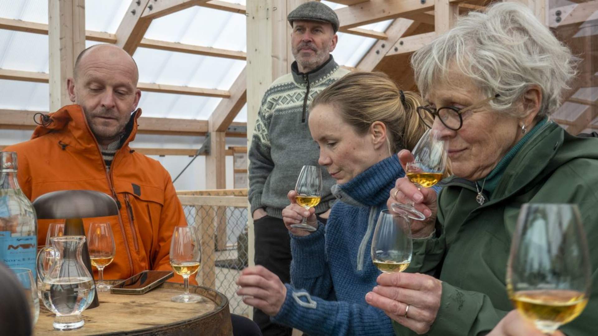 Whisky tasting at the Whisky Cathedral