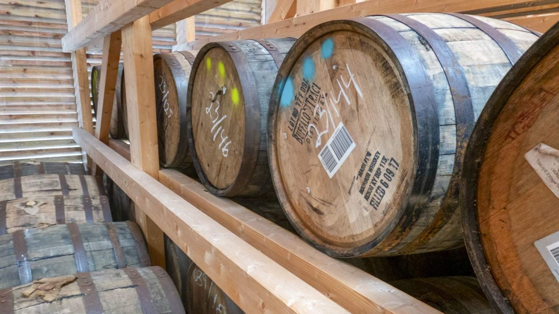 Whiskybarrels at the Whisky Cathedral
