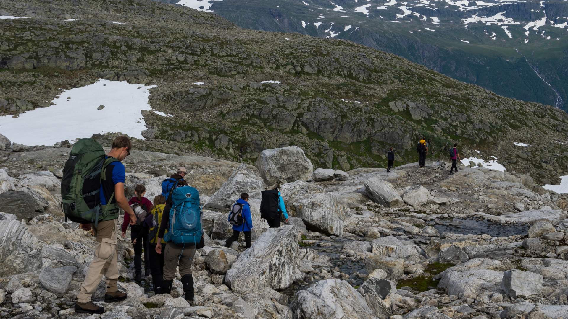 Brevandring på Folgefonna