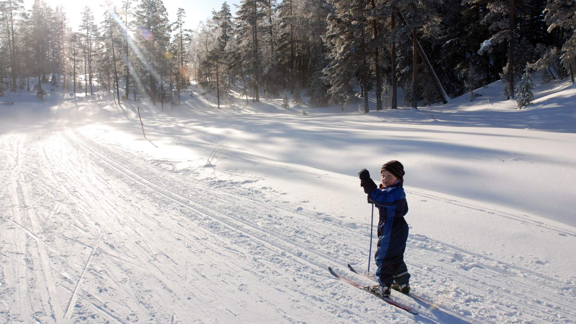 Skitur på Øynaheia