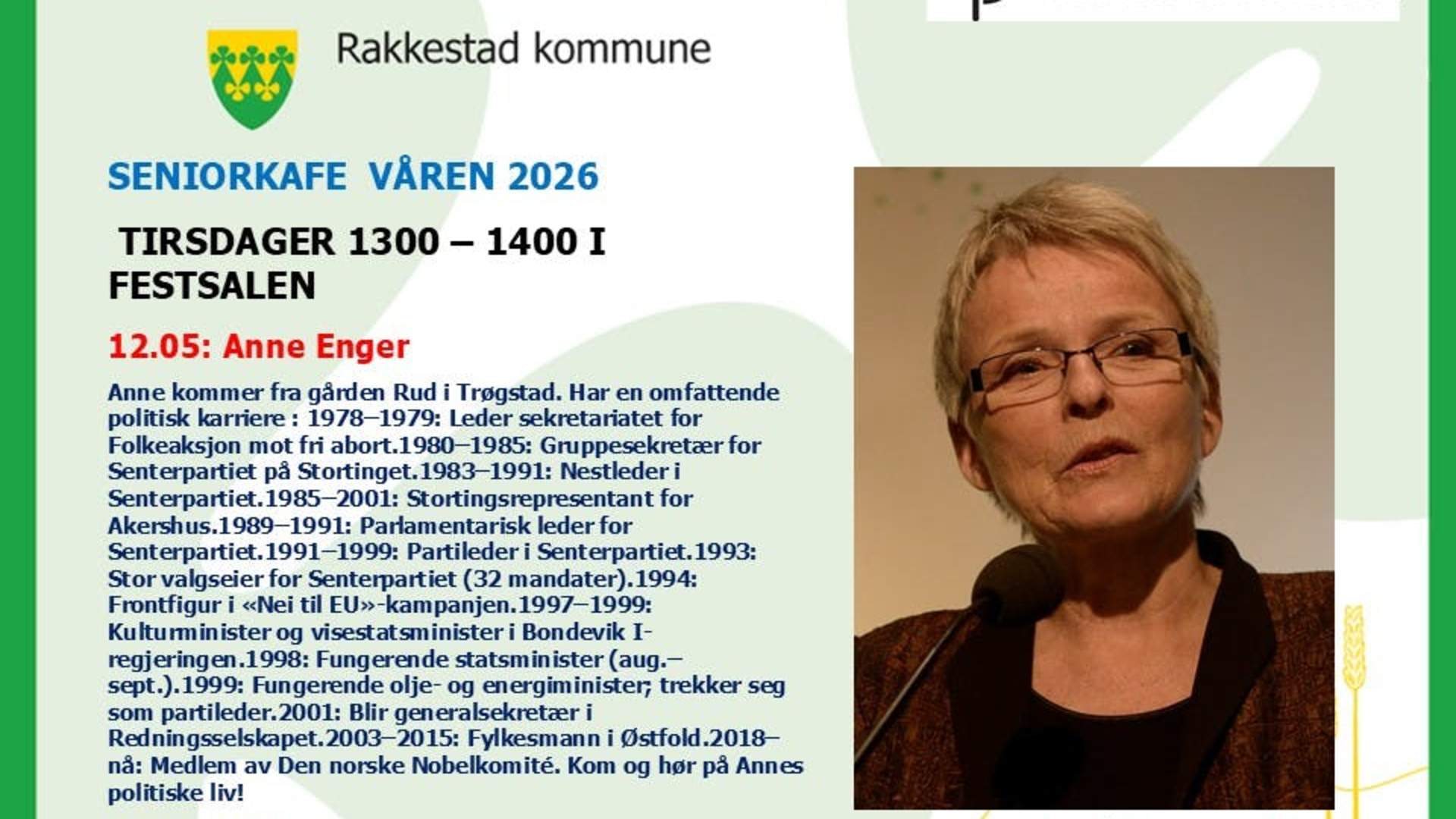 Velkommen på Seniorkafe