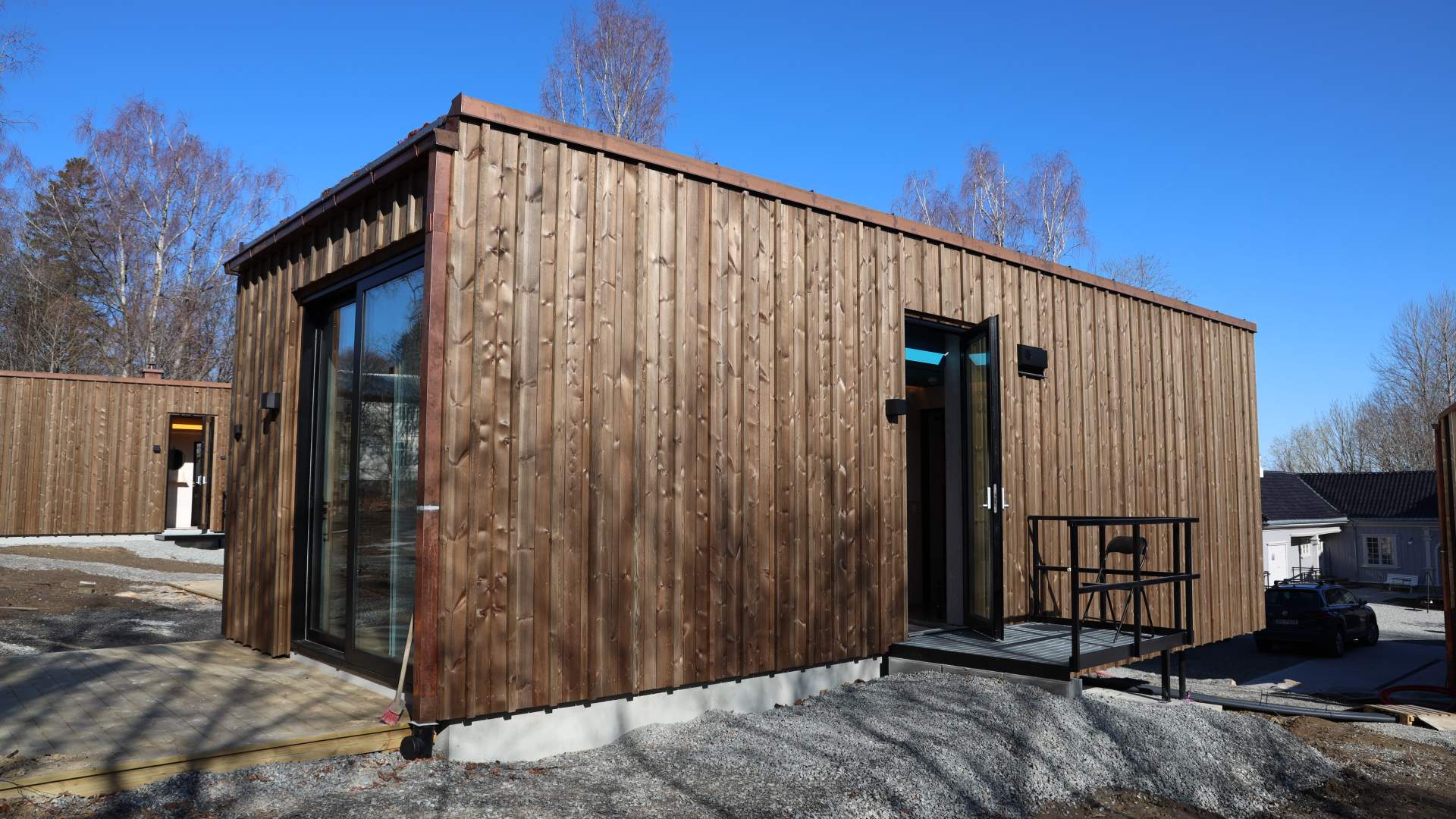 Wergelandshaugens microhus blått hus