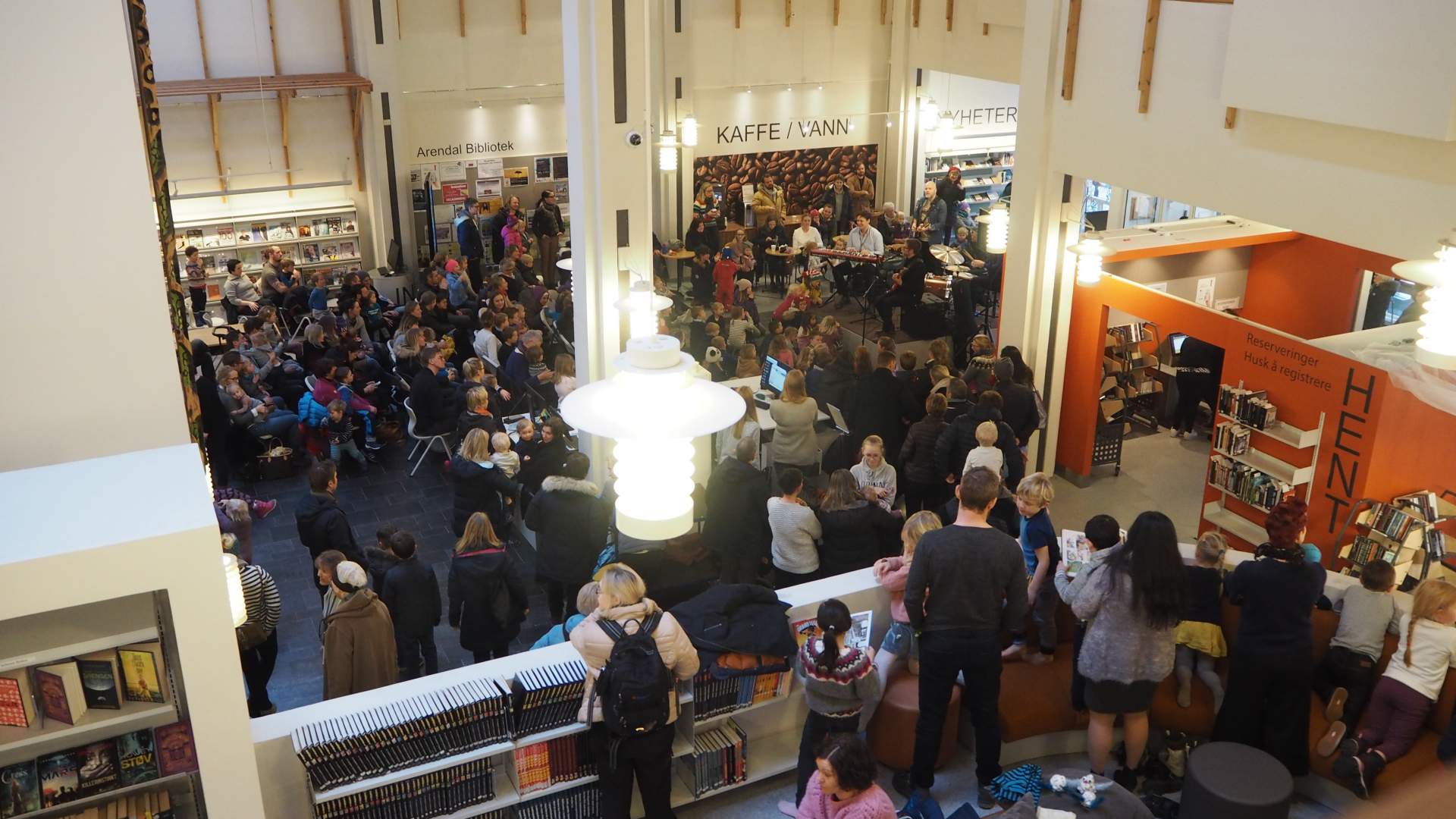 Konsert på Arendal bibliotek