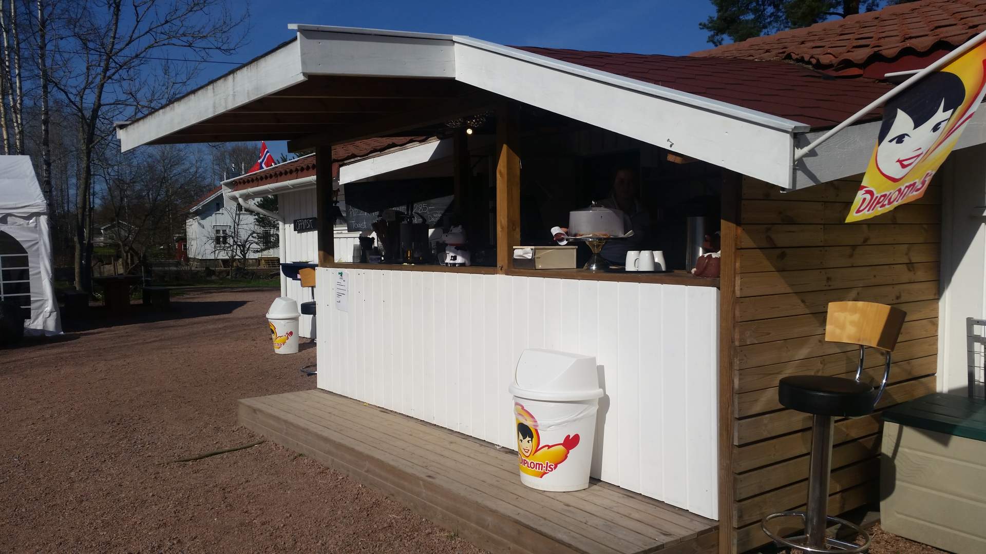 Dagros kafé på Veierland