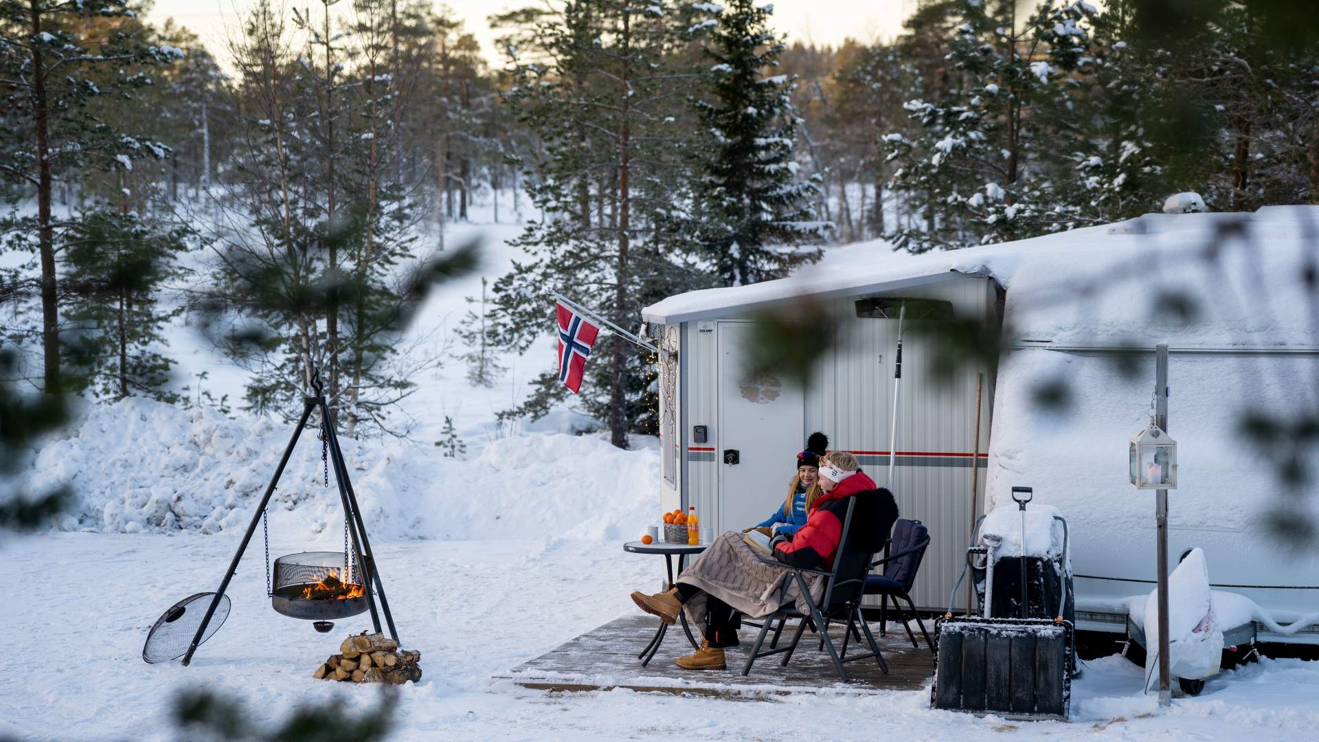 Lygna Camp - The Ideal Winter Camping, Camping, Jaren