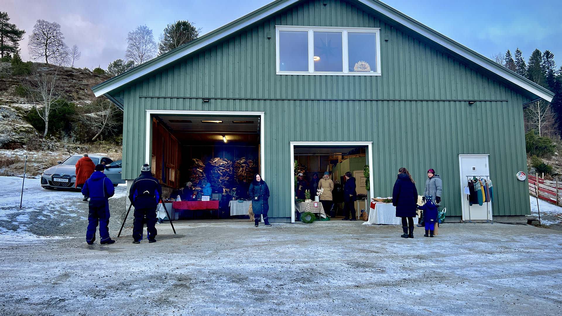 Julemarked på Selsethloftet