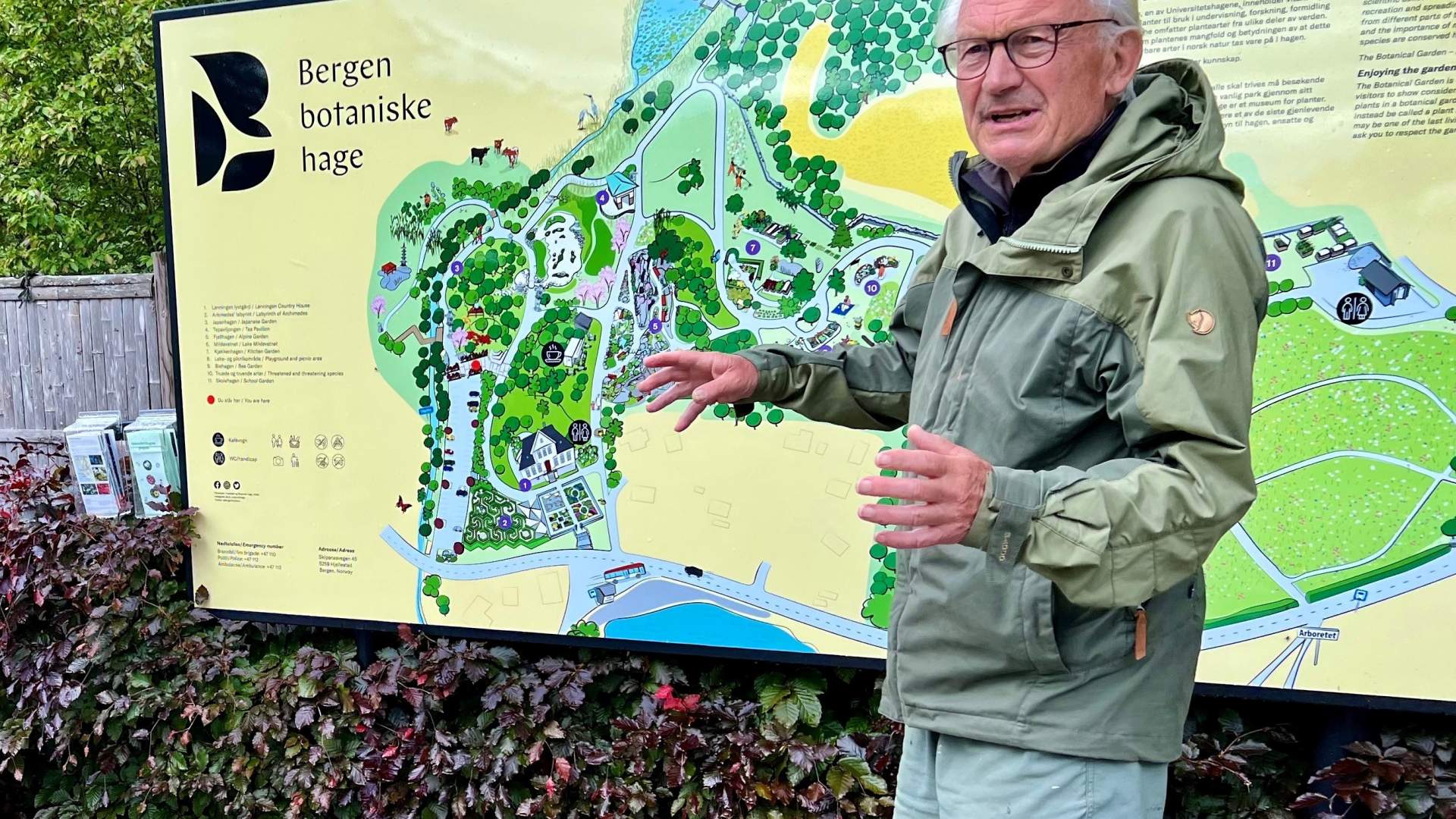 240530 Omvisning Botanisk hage Fredrik Sørvig