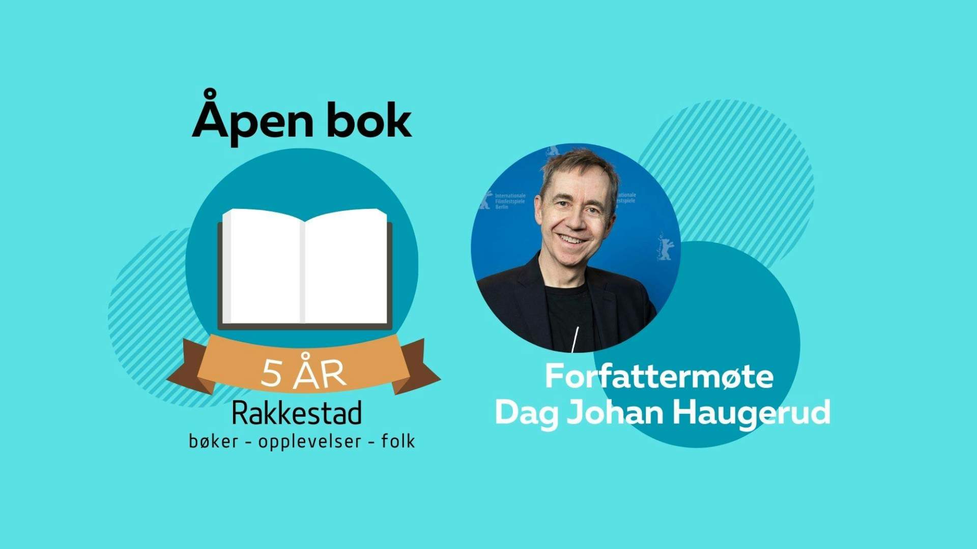 Åpen bok 2026 - Forfattermøte Dag Johan Haugerud
