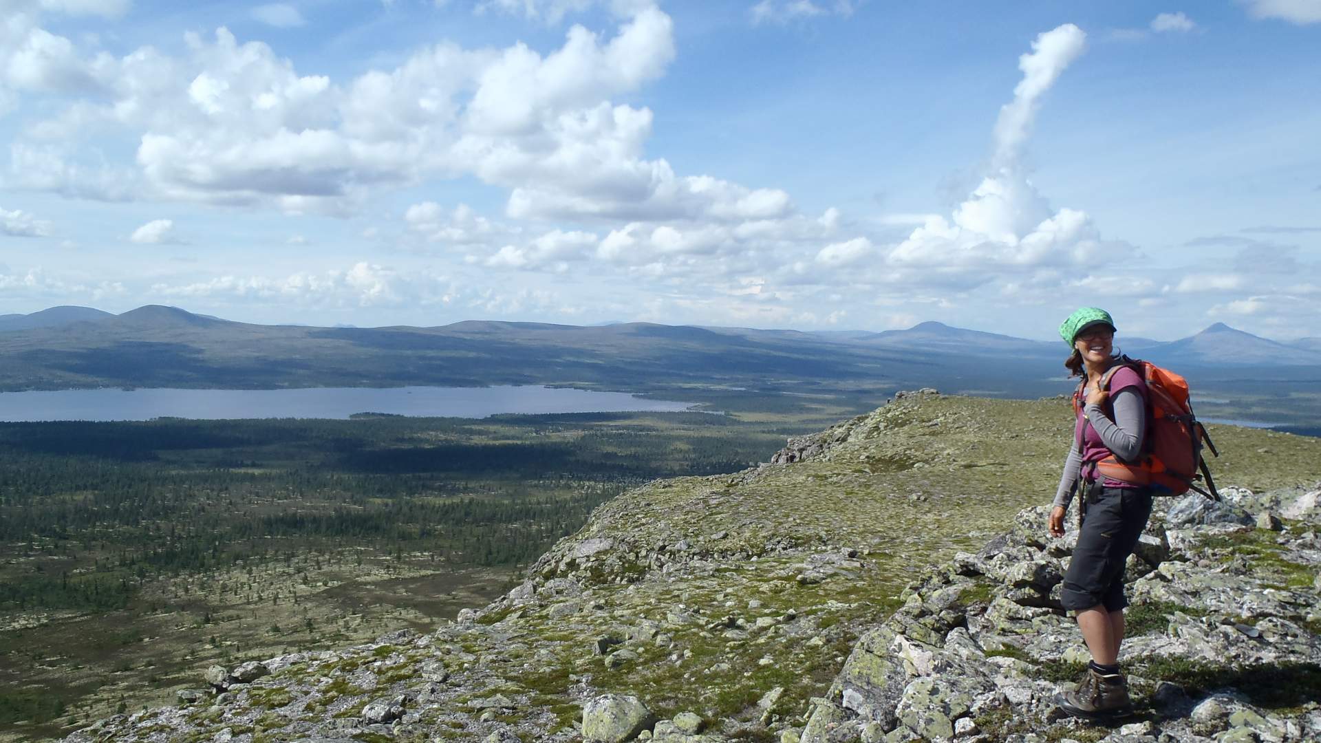 Utsikt fra fjelltoppen