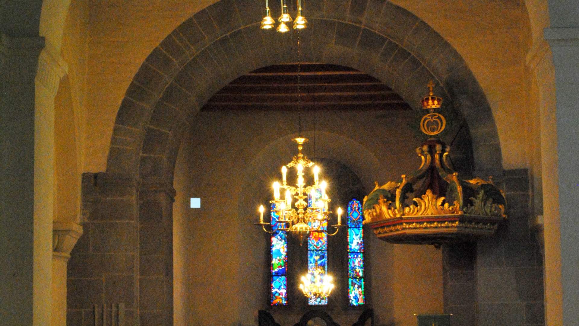 Pilegrimsleden - interiør kirke