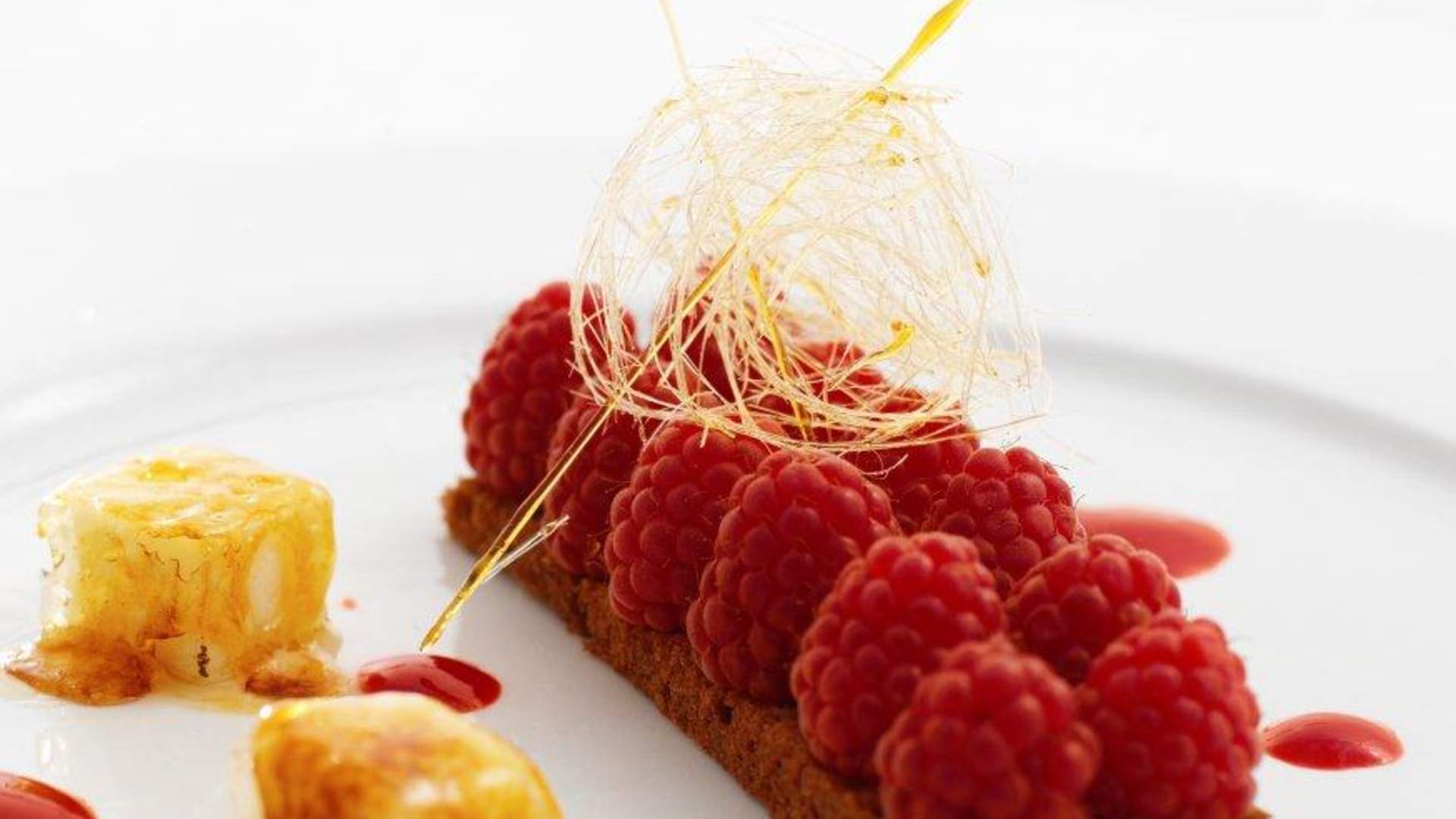 Bringebær dessert