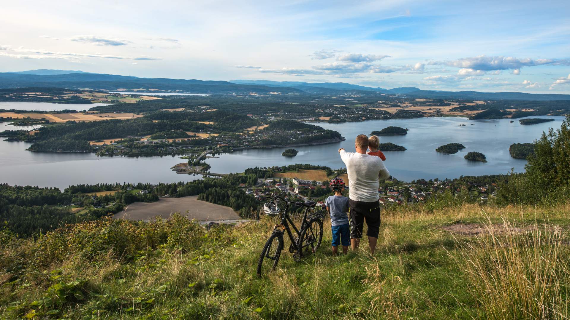 På sykkel i Hadeland og Ringerike